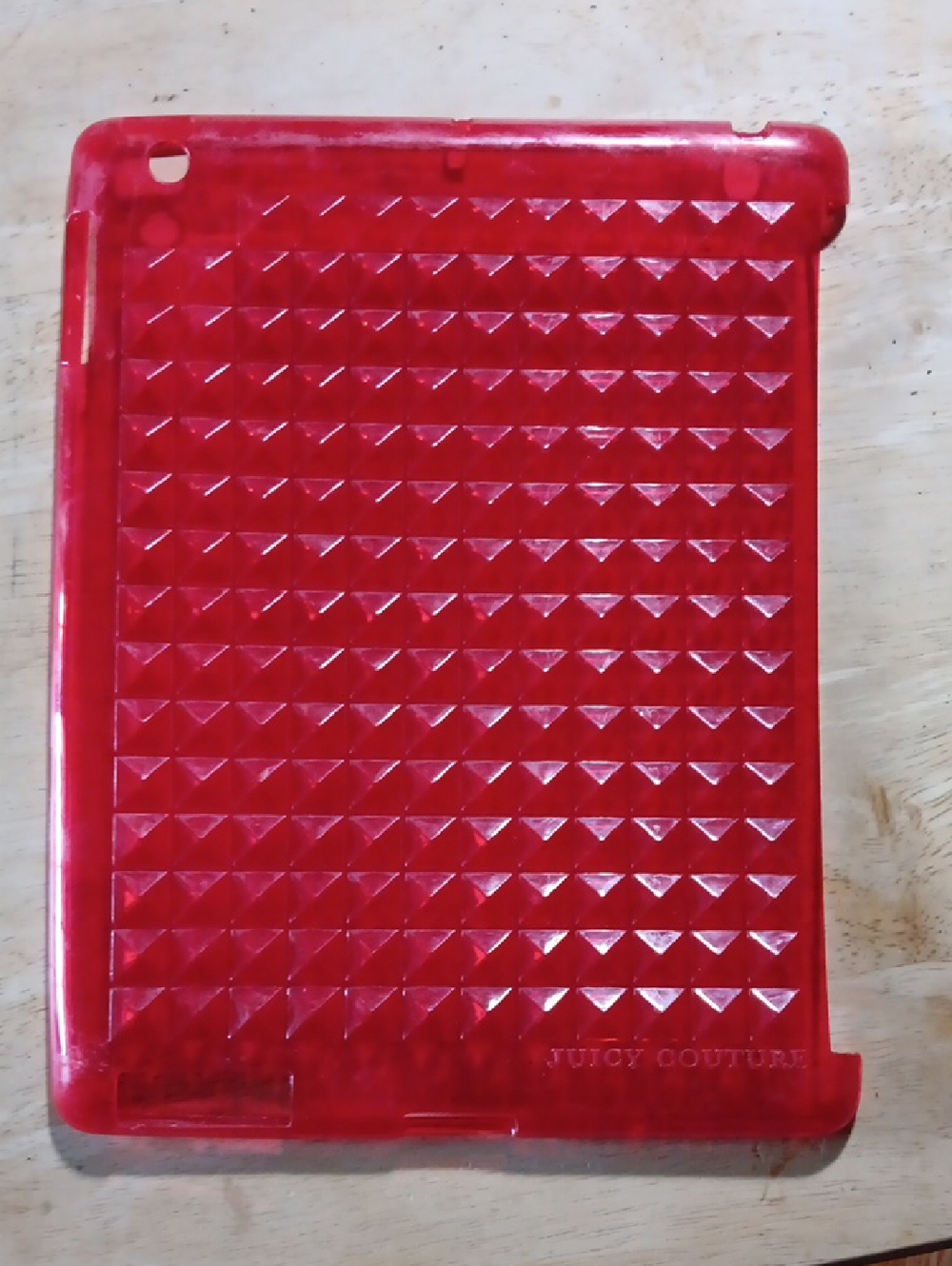 Juicy Couture Red And Purple Studded Tablet Case